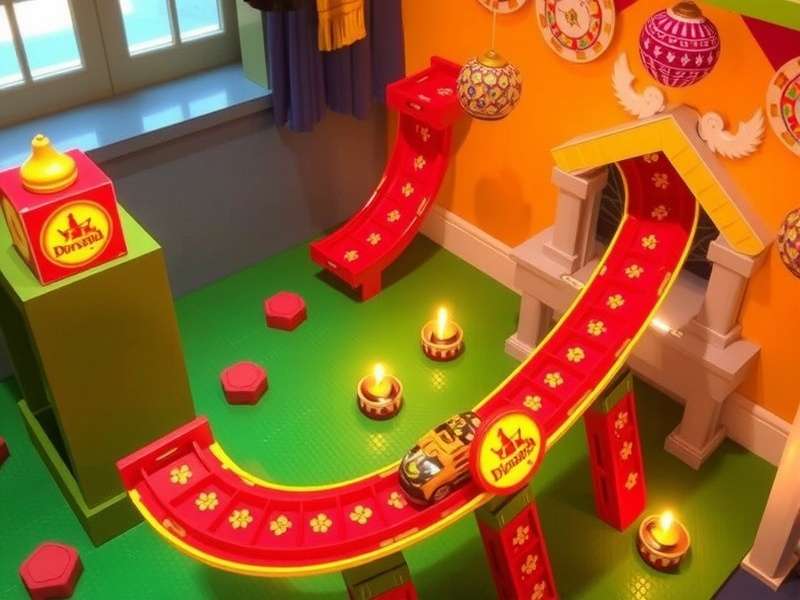 Festive racing with fireworks Diwali-themed track in Dynamo Super Charge